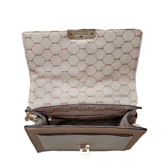 ALDO Beige Handbag With Shoulder Strap - Picture 4 of 5